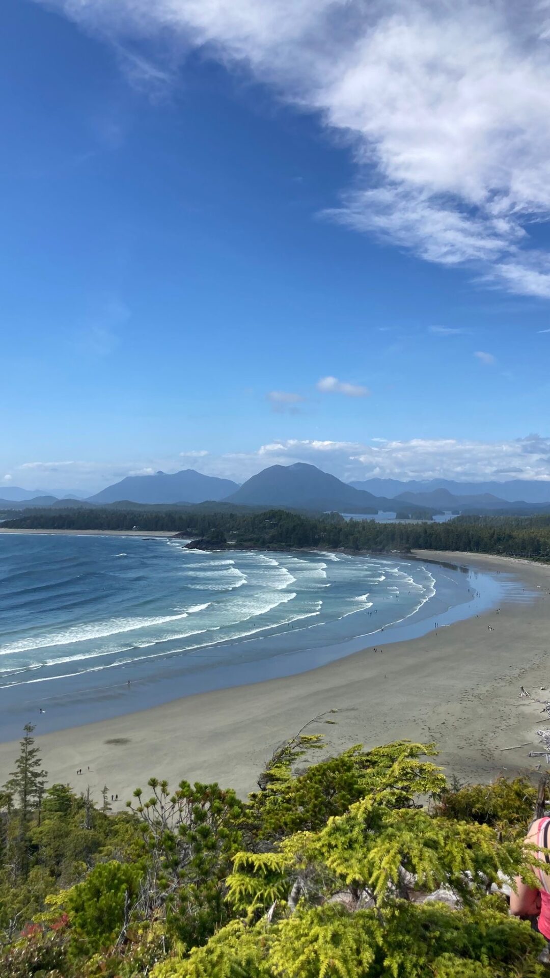 Coastal beach of Vancouver Island